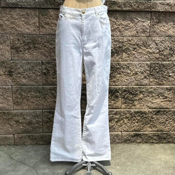 Chaps Women's White Jeans - Picture 1 of 4